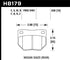 Hawk 06-07 WRX HP+ Street Rear Brake Pads