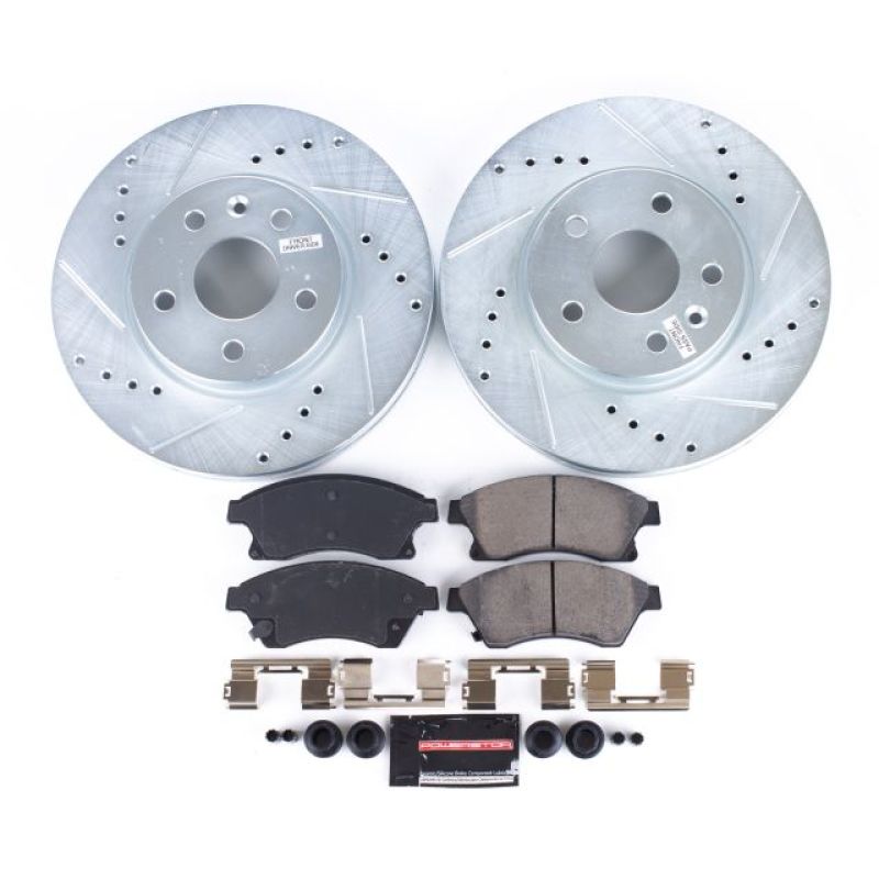 Power Stop 11-15 Chevrolet Cruze Front Z23 Evolution Sport Brake Kit