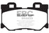 EBC 08-13 Infiniti FX50 5.0 Redstuff Rear Brake Pads