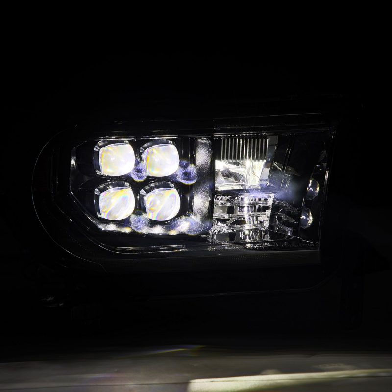 AlphaRex NOVA LED Projector Headlights Alpha-Black for 07-13 Toyota Tundra 880820