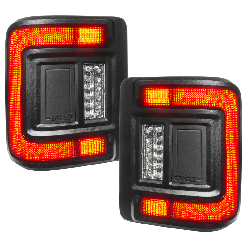 ORACLE Lighting Tinted LED Flush Mount Tail Light for 2018+ Jeep Wrangler Rubicon/Sport 5884-504-T