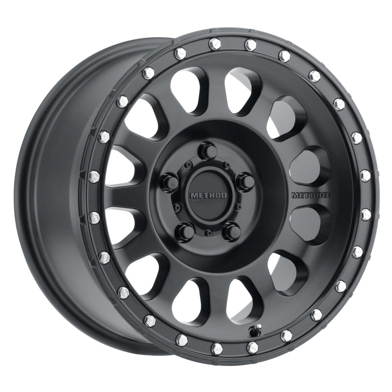 Method MR315 17x8.5 0mm Offset 5x5 71.5mm CB Matte Black Wheel