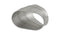 Vibrant Horizontal 304 SS Oval Pie Cuts 3.5in OD Tight 45 Degree Elbow