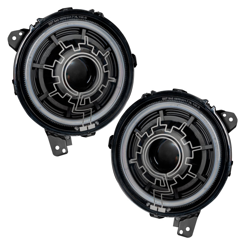 ORACLE Lighting Oculus Bi-LED Projector Headlights for 18-22 Jeep Wrangler JL / 20-22 Jeep Gladiator JT 5839-111