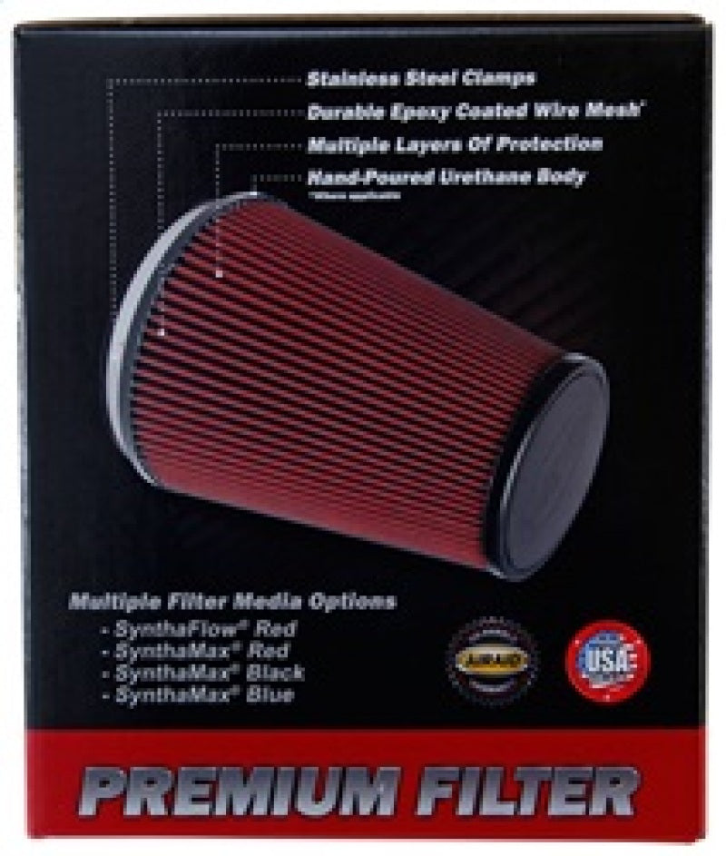 Airaid 10-14 Ford Mustang Shelby 5.4L Supercharged Direct Replacement Filter - Oiled / Red Media