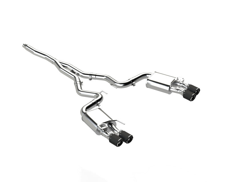 MBRP Cat-Back Exhaust System 2.3L EcoBoost For 18-22 Ford Mustang - S72233CF