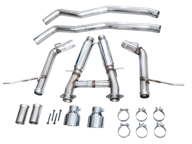 AWE Tuning Track Edition Exhaust Chrome Silver Tips for 18-23 Dodge Durango SRT & Hellcat 3020-32952