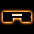 ORACLE Lighting Universal Illuminated Amber LED Letter Badges - Matte Black Surface Finish - R 3141-R-005