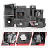 ANZO 88-98 Chevrolet C1500 Crystal Headlights Black Housing w/ Signal and Side Marker Lights