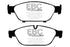 EBC 12+ Audi A6 Quattro 3.0 Supercharged Yellowstuff Front Brake Pads