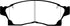 EBC 91-92 Toyota MR2 2.0 Turbo Redstuff Front Brake Pads