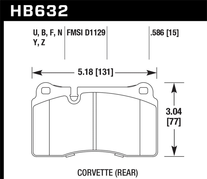 Hawk 2005 Aston Martin DB9 LTS Street Front Brake Pads