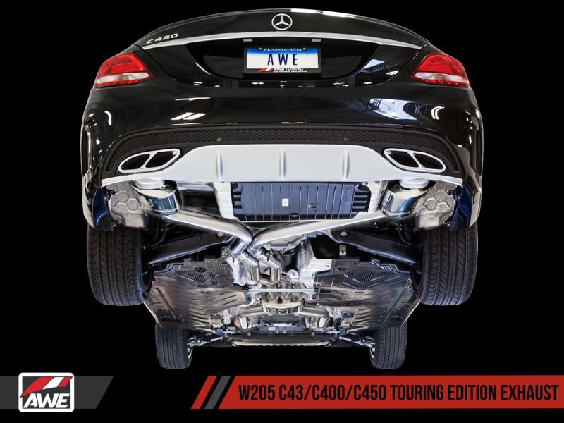 AWE Tuning Touring Edition Exhaust for Mercedes-Benz W205 C450 AMG / C400 3015-31012