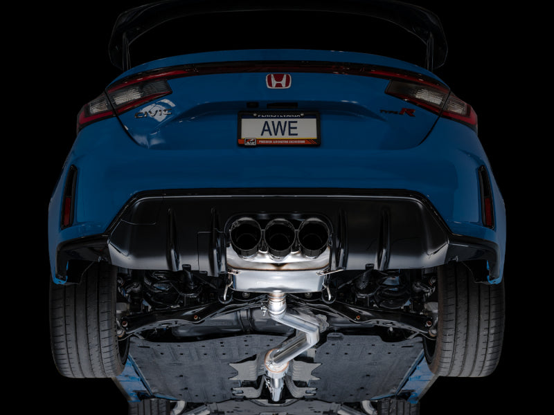 AWE Tuning Touring Edition Exhaust w/ Triple Diamond Black Tips for Honda Civic Type R FL5 3015-53287