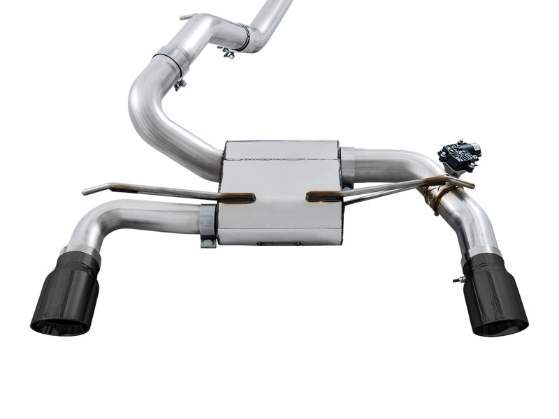 AWE Tuning SwitchPath Cat-back Exhaust - Diamond Black Tips for Ford Focus RS 3025-33024