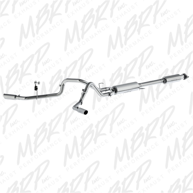 MBRP 2.5" Cat Back Dual Side Exit AL Exhaust Sys For 15-20 Ford F-150 5.0L S5257AL