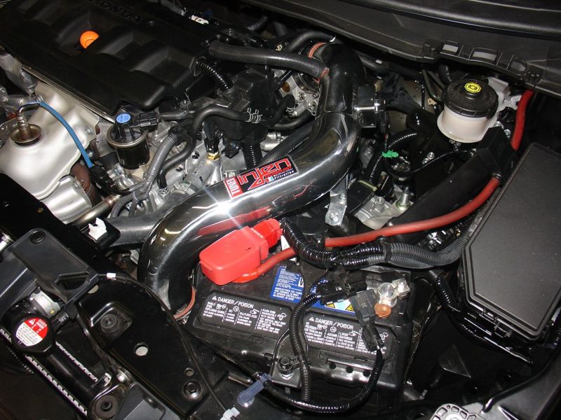 Injen Polish SP Cold Air Intake System For 12-15 Honda Civic L4-1.8L - SP1571BLK