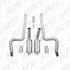 MBRP 3" Cat Back Dual Split Rear Street Version 4" Tips T409 SS Exhaust System S7269409