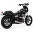 Vance & Hines HD Dyna 91-17 Upsweep SS 2-1 PCX Full System Exhaust