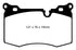 EBC 09-14 Mini Hardtop 1.6 Turbo J.C Works Yellowstuff Front Brake Pads