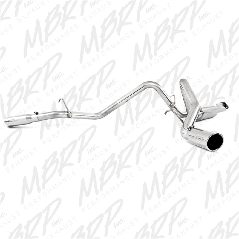 MBRP 2.5" Cat Back, Dual Split Side T409, 2003-2007 Chev/GMC 1500 Classic 4.8/5.3L EC/CC-SB S5018409