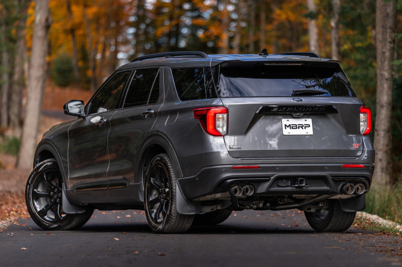 MBRP 2.5" Axle-Back, Dual Rear Exit, 20-21 Ford Explorer ST 3.0L EcoBoost w/ Quad CF Tips S52033CF