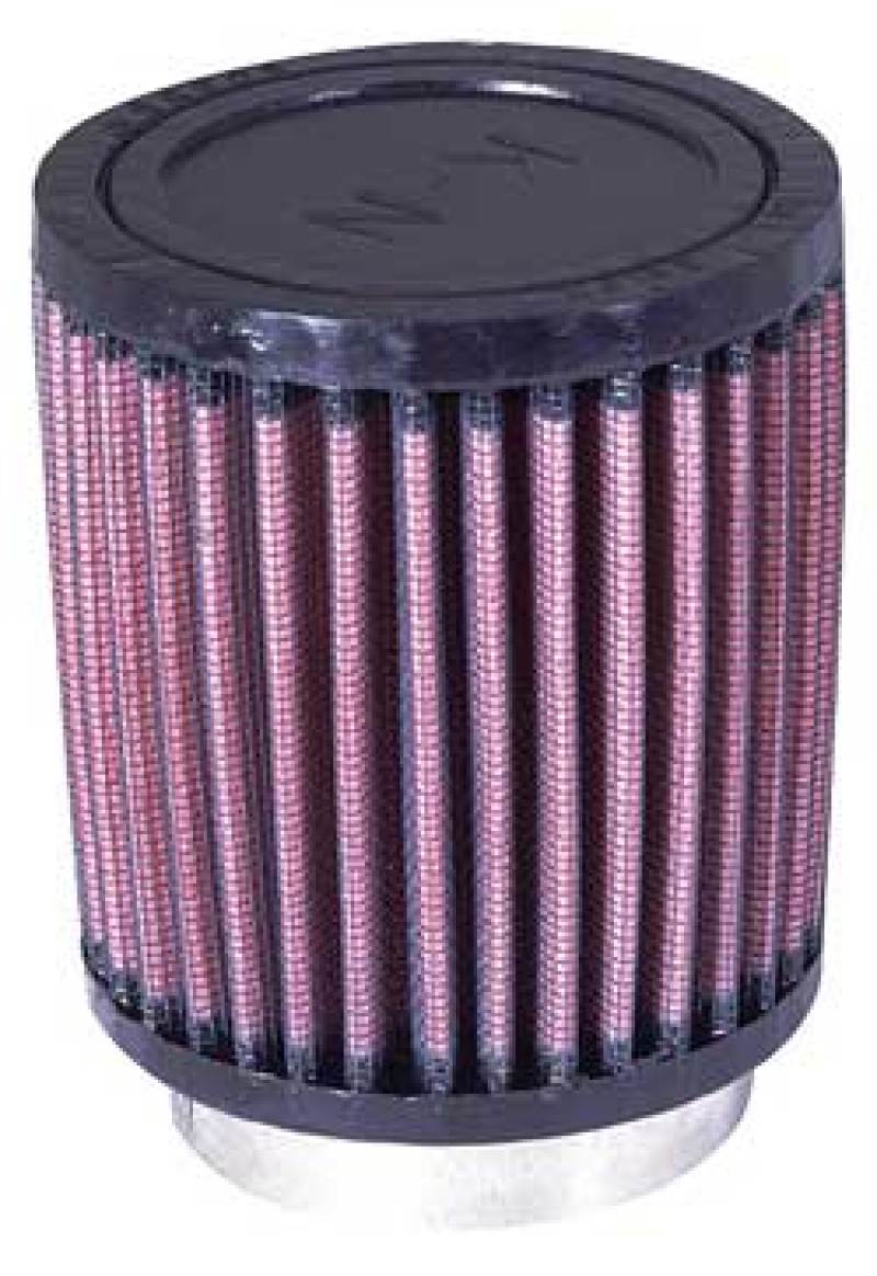 K&N 2.25"FLG, 3.5"OD, 4"H High-Flow Original Universal Rubber Air Filter - RU-0600