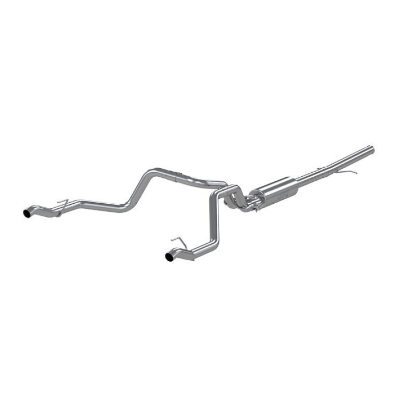 MBRP 2.5" Cat Back, Dual Rear AL, 2019 Chevrolet Silverado 1500 4.3L/5.3L S5085AL