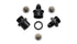 Vibrant Inline Fuel/Oil Filter Set (Size -6AN) incl. 3 filters