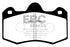 EBC 11+ Mclaren MP4-12C 3.8 Twin Turbo Bluestuff Rear Brake Pads