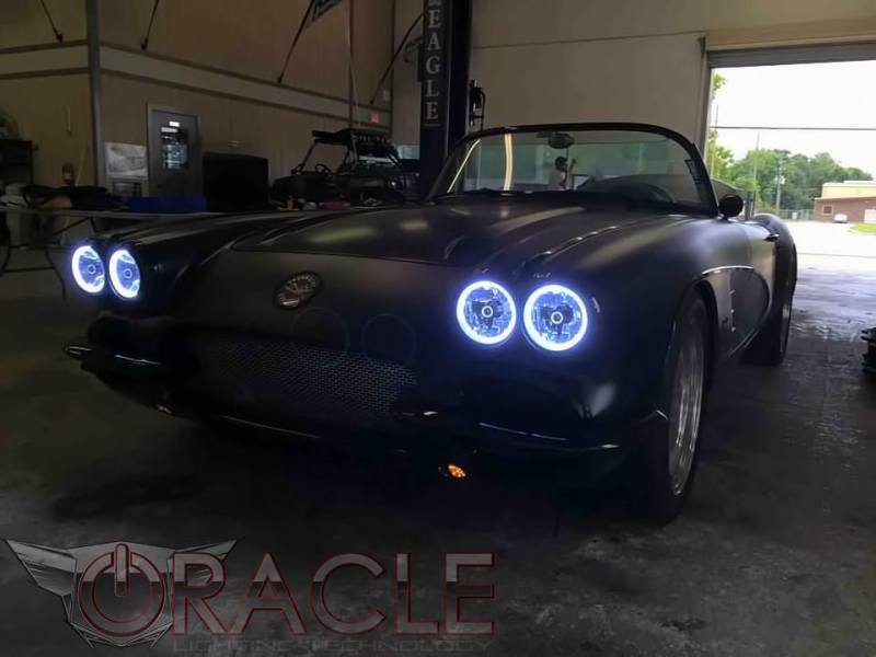 ORACLE Lighting Pre-Installed 5.75" H5006/PAR46 White Halo Sealed Beam 6904-001