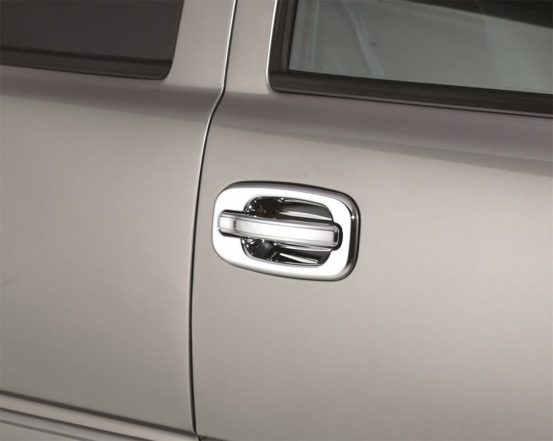 AVS 99-06 Chevy Tahoe (w/o Passenger Keyhole) Door Handle Covers (4 Door) 8pc Set - Chrome