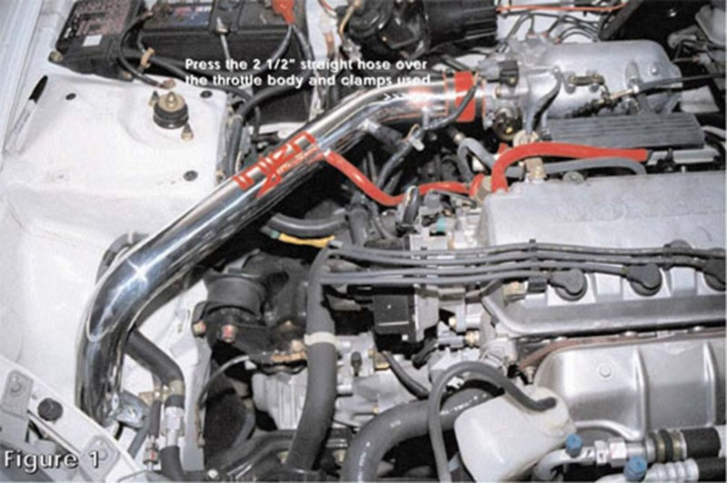 Injen Black RD Cold Air Intake System For 96-98 Honda Civic EX / EL / HX I4-1.6L - RD1550BLK