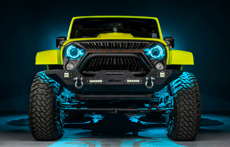 ORACLE Lighting Oculus 7" ColorSHIFT Bi-LED Projector Headlights for 07-18 Jeep Wrangler JK 5876-335