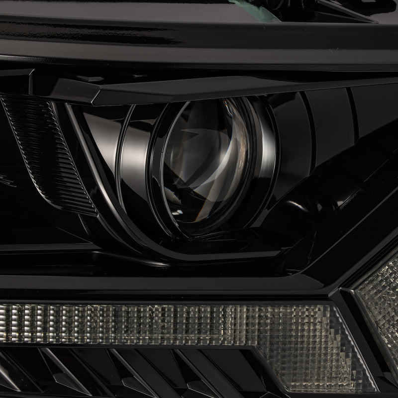 AlphaRex LUXX LED Projector Headlights Plank Style Alpha Black for 19-21 Ford Ranger 880121