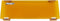 Rigid Industries 10in E-Series Light Cover - Yellow - Trim 4in & 6in