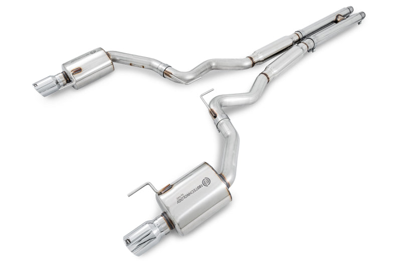 AWE Tuning Cat-back Exhaust - Touring Edition (Chrome Silver Tips) for S550 Mustang GT 3015-32084