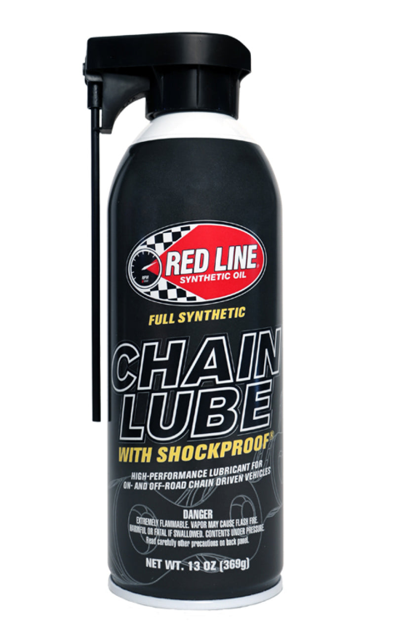 Red Line Chain Lube w/ ShockProof Aerosol (Set of 6 x 13 Oz.) 43103