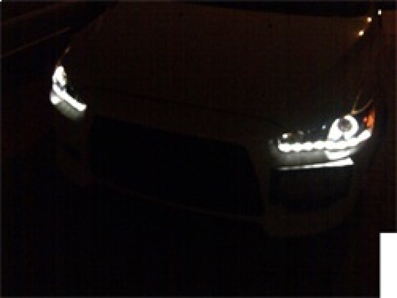 Spyder Mitsubishi Lancer/EVO-10 08-14 Projector Xenon/HID- LED Halo DRL Blk PRO-YD-ML08-HID-DRL-BK