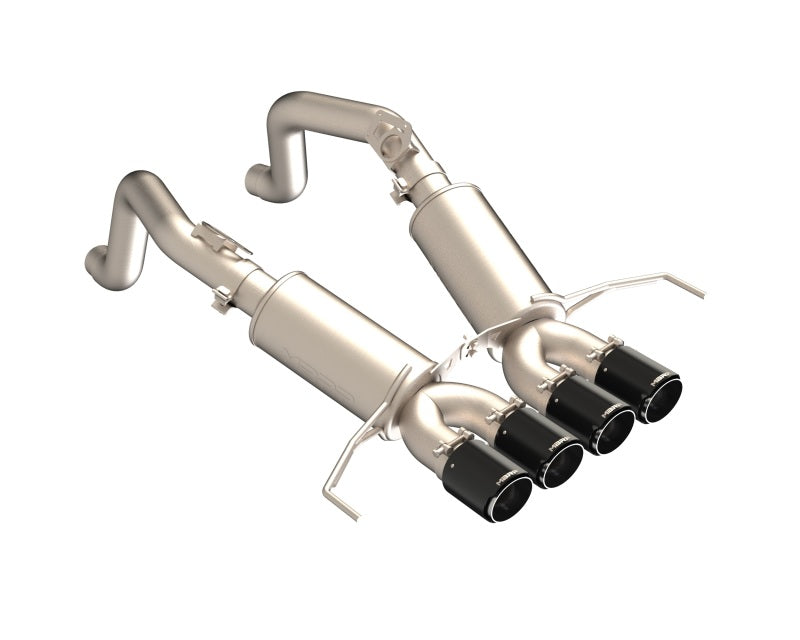 MBRP Exhaust , Dual Split Rear Exit, w/ Carbon Fiber Tips for 14-19 Chevrolet Corvette S70303CF