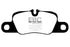 EBC 12-15 Porsche 911 (991) (Cast Iron Rotor only) 3.8 Carrera S Yellowstuff Rear Brake Pads