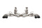 Corsa 20-22 Corvette C8 3in Valved Cat-Back 4.5in Blk Quad Tips - Fits Factory NPP Exhaust w/ AFM