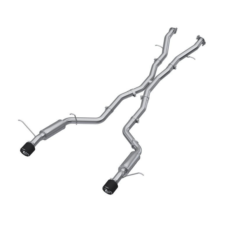 MBRP 3" Cat Back, Dual Rear Exit 18-23 Dodge Durango SRT 6.4L T304 SS w/ CF Tips S51053CF