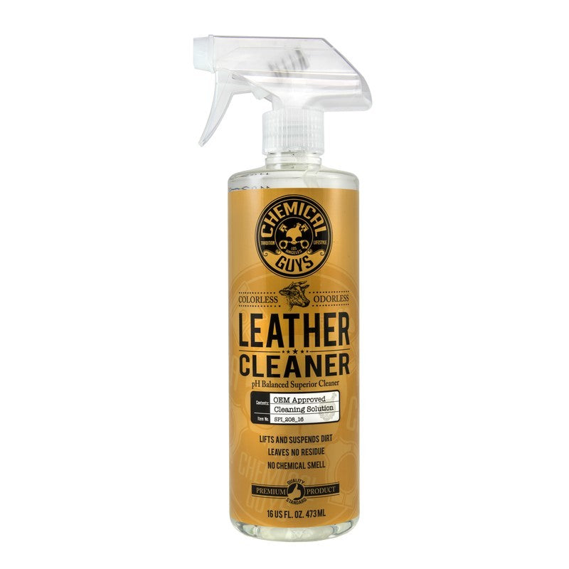 Chemical Guys Leather Cleaner Colorless & Odorless Super Cleaner (Set of 6 x 16 Oz.) SPI_208_16