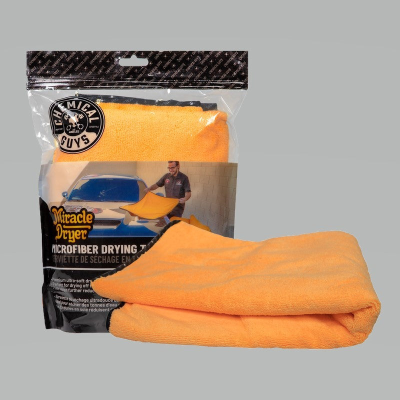 Chemical Guys Miracle Dryer Absorber Premium Microfiber Towel - 36in x 25in (Set of 12) MIC721