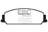 EBC 08-10 Pontiac G8 3.6 Redstuff Front Brake Pads