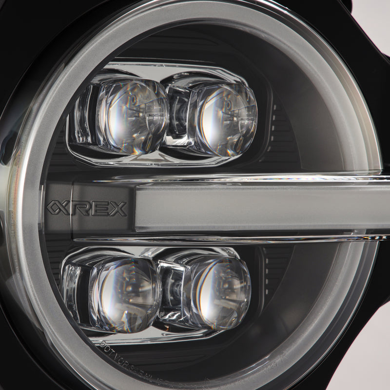 AlphaRex NOVA LED Projector Headlights Black for 21-23 Ford Bronco 880260