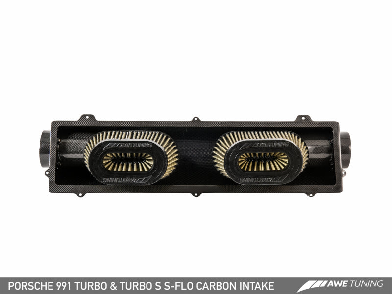 AWE Tuning S-flo Carbon Intake for Porsche 991.1 / 991.2 Turbo and Turbo S 2660-13040