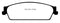 EBC 09-14 Cadillac Escalade 6.0 Hybrid Greenstuff Rear Brake Pads
