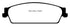 EBC 09-14 Cadillac Escalade 6.0 Hybrid Greenstuff Rear Brake Pads